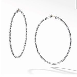 David Yurman Cable classic hoop earrings